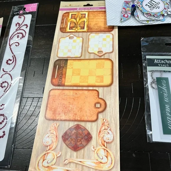 Assorted Craft Stickers and Embellishments lot - Picture 6 of 8